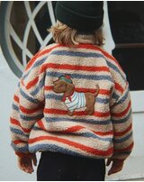 konges-sljd-teddy-jacke-jody-streifen-stickerei-tangerine-stripe
