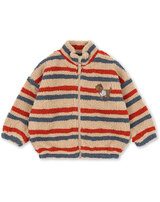 konges-sljd-teddy-jacke-jody-streifen-stickerei-tangerine-stripe