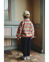 konges-sljd-teddy-jacke-jody-streifen-stickerei-tangerine-stripe