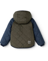 liewood-wende-jacke-jackson-mit-kapuze-army-brown-classic-navy