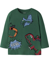 name-it-langarmshirt-im-2er-set-bio-baumwolle-dino-print-nmmlucius-evergreen