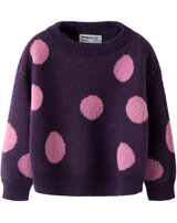 name-it-strick-pullover-mit-punkten-nmfolisa-navy-cosmos