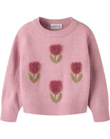 name-it-strick-pullover-mit-tulpen-nmfolgi-lilas