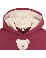 steiff-hoodie-aus-baumwolle-mit-quietsche-baer-ruby-wine