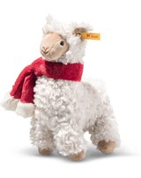 steiff-lama-leandro-mit-weihnachtsschal-19-cm-creme