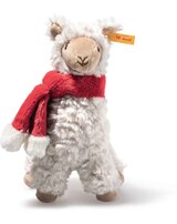 steiff-lama-leandro-mit-weihnachtsschal-19-cm-creme