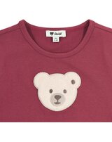 steiff-langarmshirt-aus-baumwolle-mit-quietsche-baer-ruby-wine