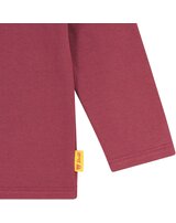 steiff-langarmshirt-aus-baumwolle-mit-quietsche-baer-ruby-wine