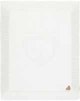 Steiff Unisex Baby-Decke GOTS – Nimbus Cloud, 65 X 95 Cm, Bio-Baumwolle, Kuschelig Mit Kapuze