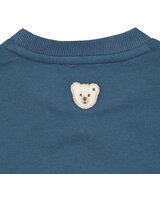 steiff-sweatshirt-baumwolle-dackel-motiv-strasssteinen-dark-denim