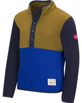 trollkids-fleece-pullover-kids-flekkefjord-halber-druckknopfleiste-royal-blu