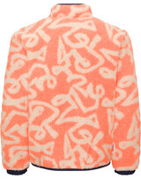 trollkids-fleecejacke-kids-lyngdal-mit-muster-vivid-orange-cashew