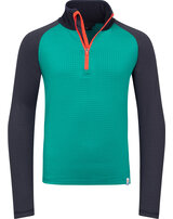 trollkids-half-zip-langarmshirt-kids-rauland-waffelfleece-dark-cyan-black