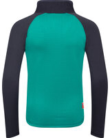 trollkids-half-zip-langarmshirt-kids-rauland-waffelfleece-dark-cyan-black