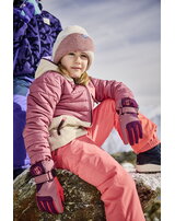 trollkids-hybrid-fleece-jacke-kids-romsdalen-kapuze-frozen-berry-sandstone