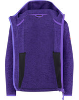 trollkids-strickfleece-jacke-girls-jondalen-xt-mit-kapuze-wisteria-purple