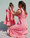 danamade-damen-kleid-djennie-for-mom-streifen-design-baumwolle-neon-pink