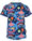 maxomorra-t-shirt-kurzarm-fairground-blau-sp22ax01-2215-gots