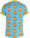 maxomorra-t-shirt-kurzarm-party-monkey-gots-blau-gelb-dx2309-ss2335