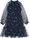 the-new-kleid-rudelle-mit-glitzerschleifen-navy-blazer-aop